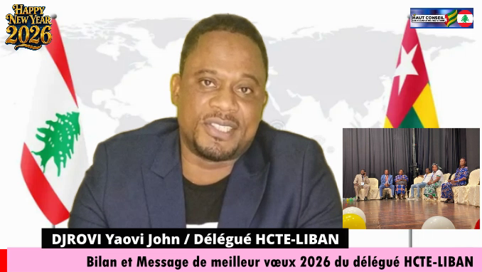 Bilan 2025 et Vœux 2026 du Délégué HCTE-Liban